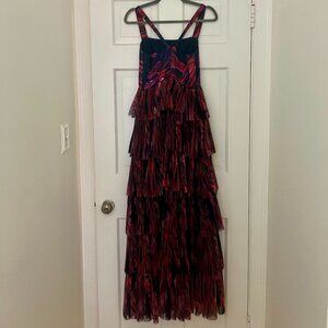 Anthropologie x Hutch Tulle Tiered Dress Size 4